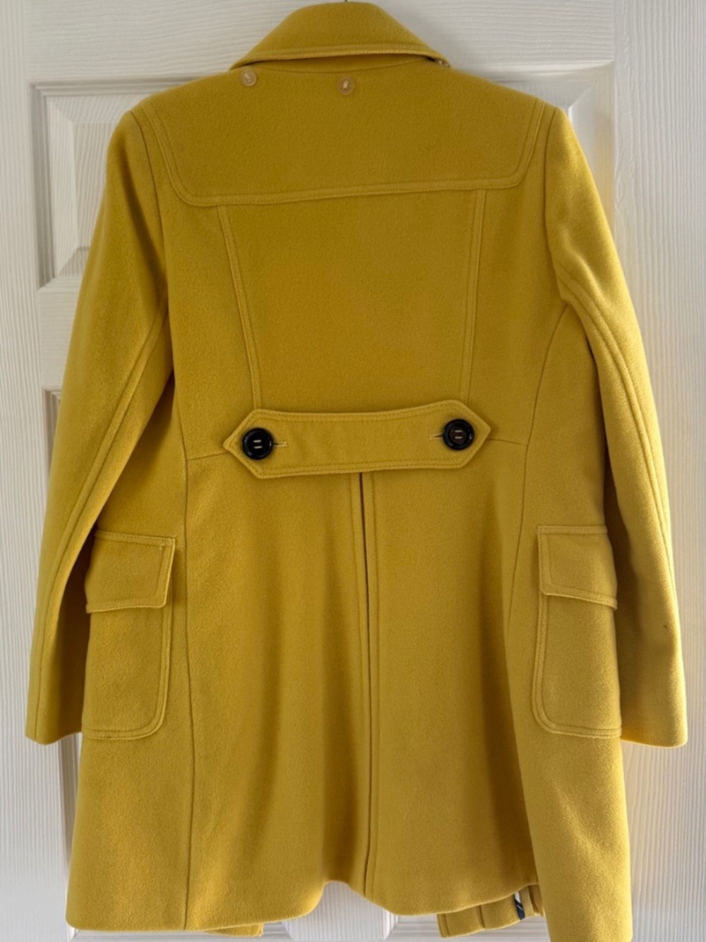 Tommy Hilfiger Mustard Yellow Women's Coat – Size 8